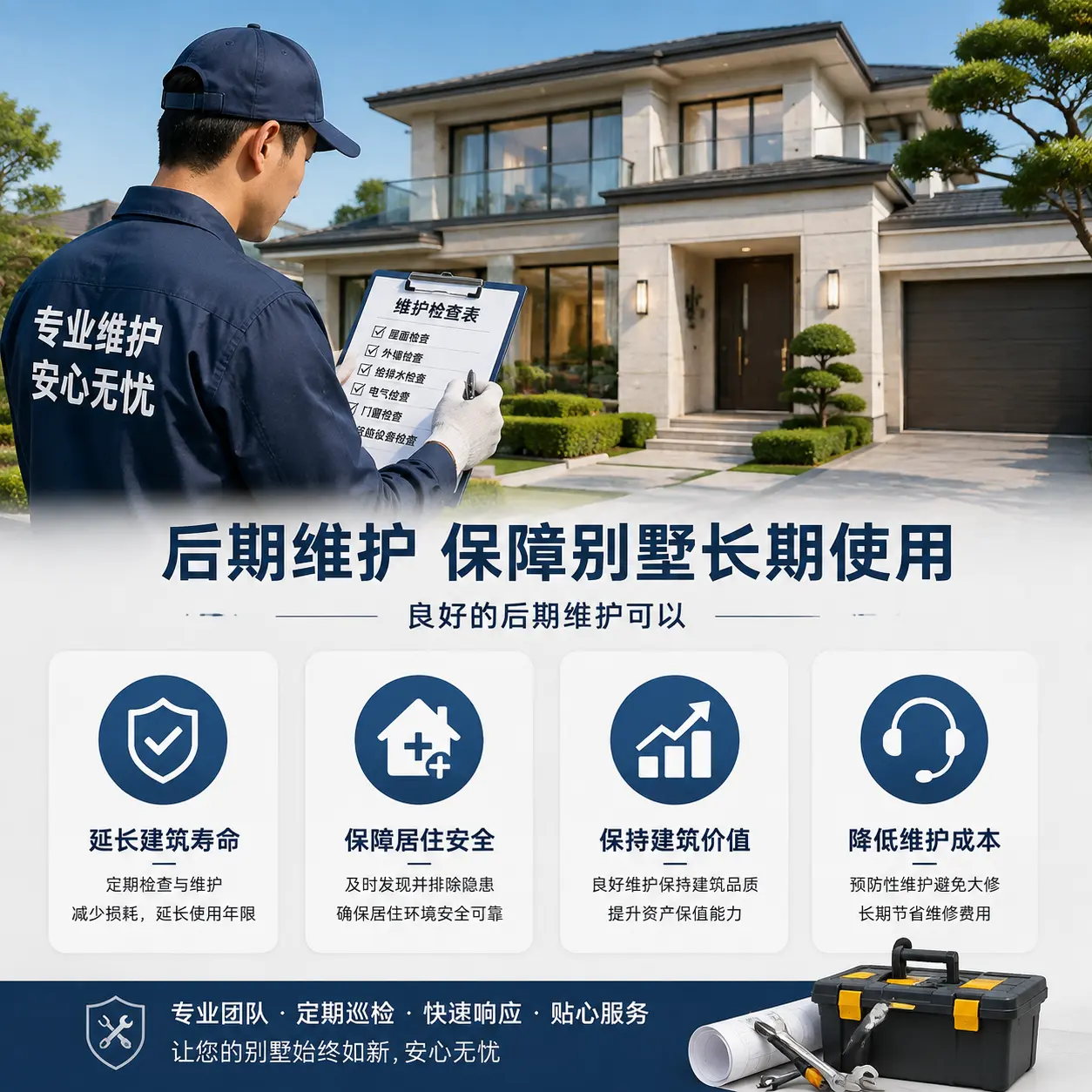 别墅建造公司推荐： 天津 施工质量的关键要素