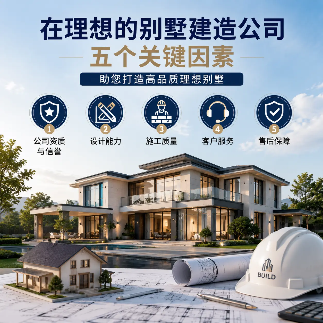 在 天津 找到理想别墅建造公司的五个关键因素