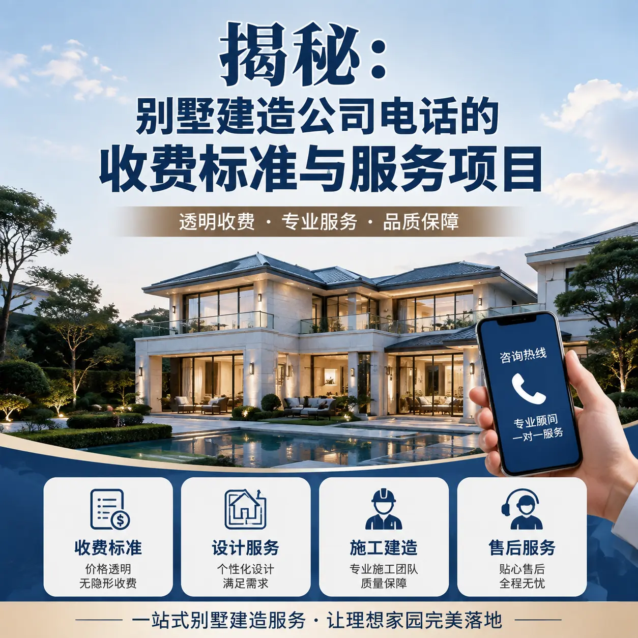 揭秘:天津别墅建造公司电话的收费标准与服务项目