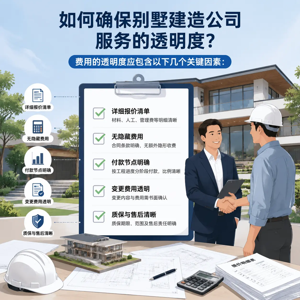 在 天津 如何确保别墅建造公司服务的透明度?