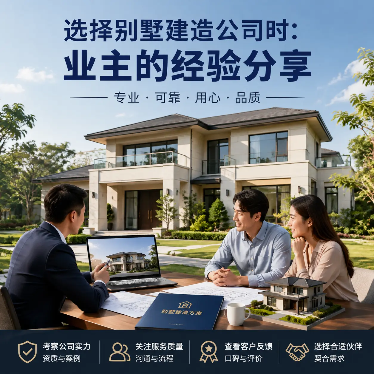 选择别墅建造公司时: 天津 业主的经验分享
