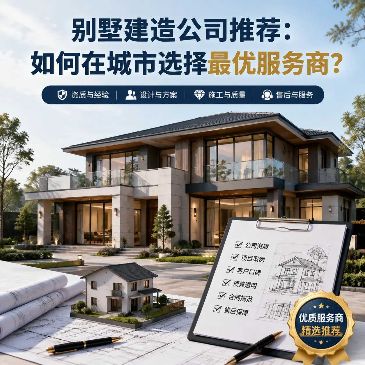 别墅建造公司推荐：如何在 天津 选择最优服务商？