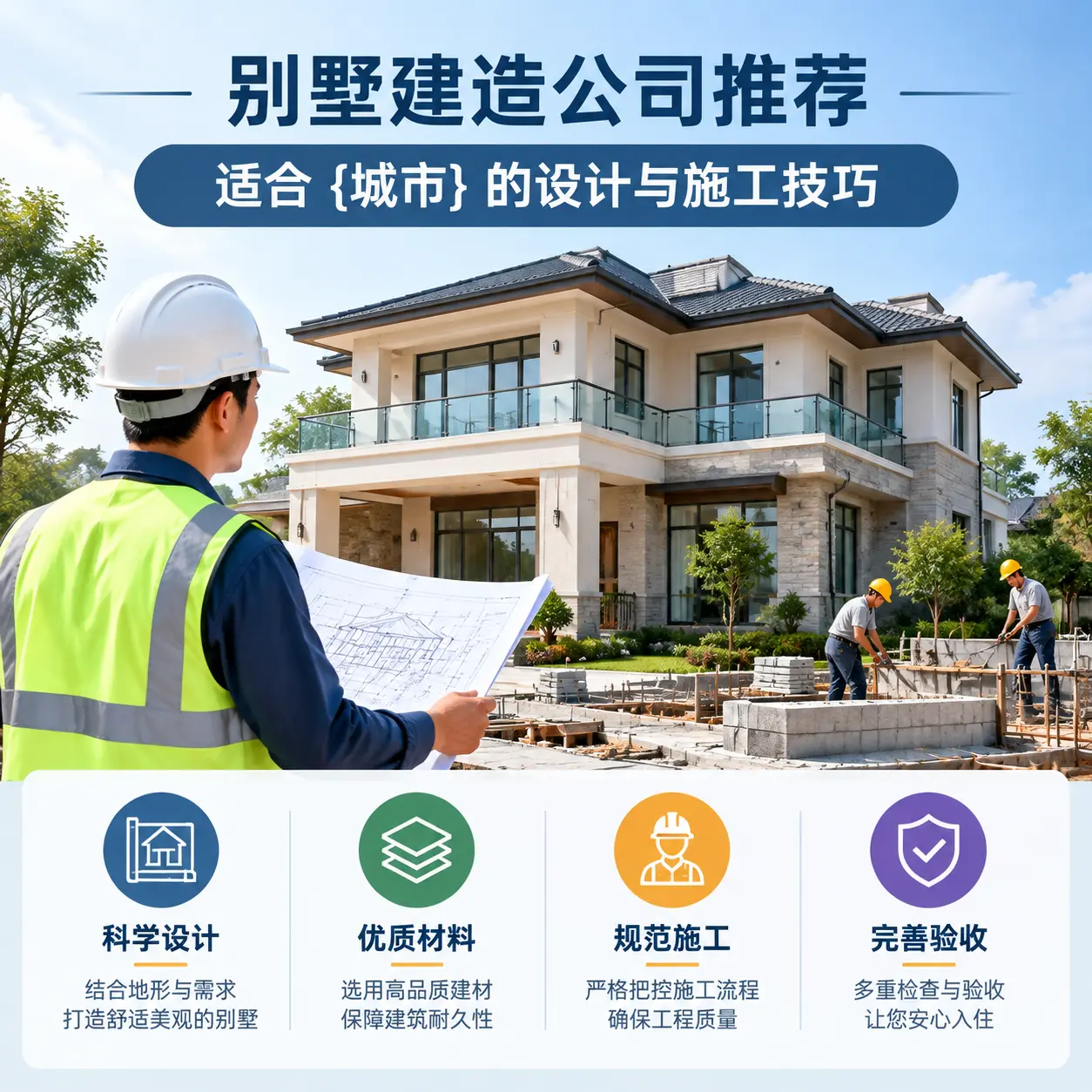 别墅建造公司推荐:适合 天津 的设计与施工技巧