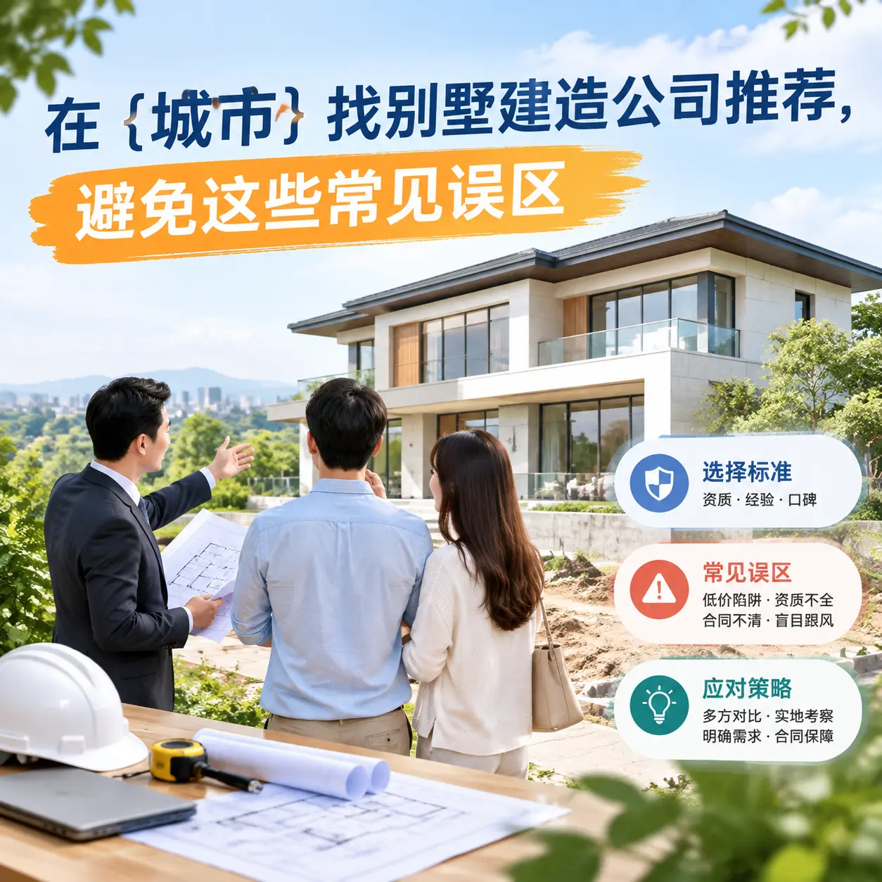 在 天津 找别墅建造公司推荐，避免这些常见误区