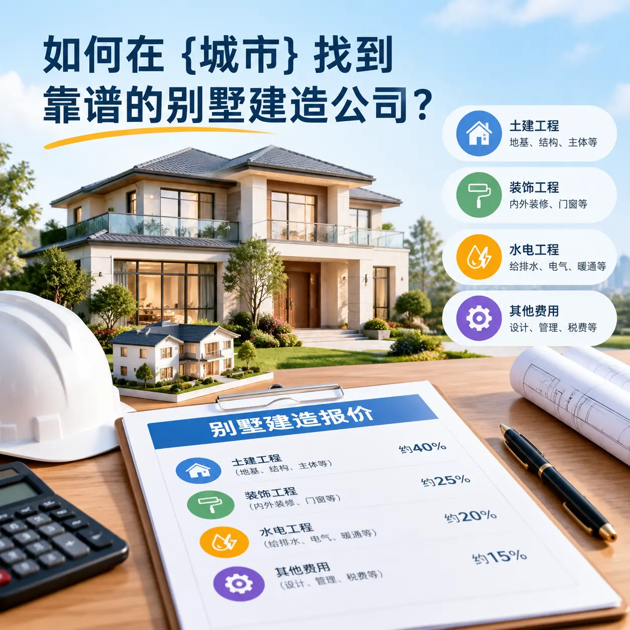 如何在 天津 找到靠谱的别墅建造公司？