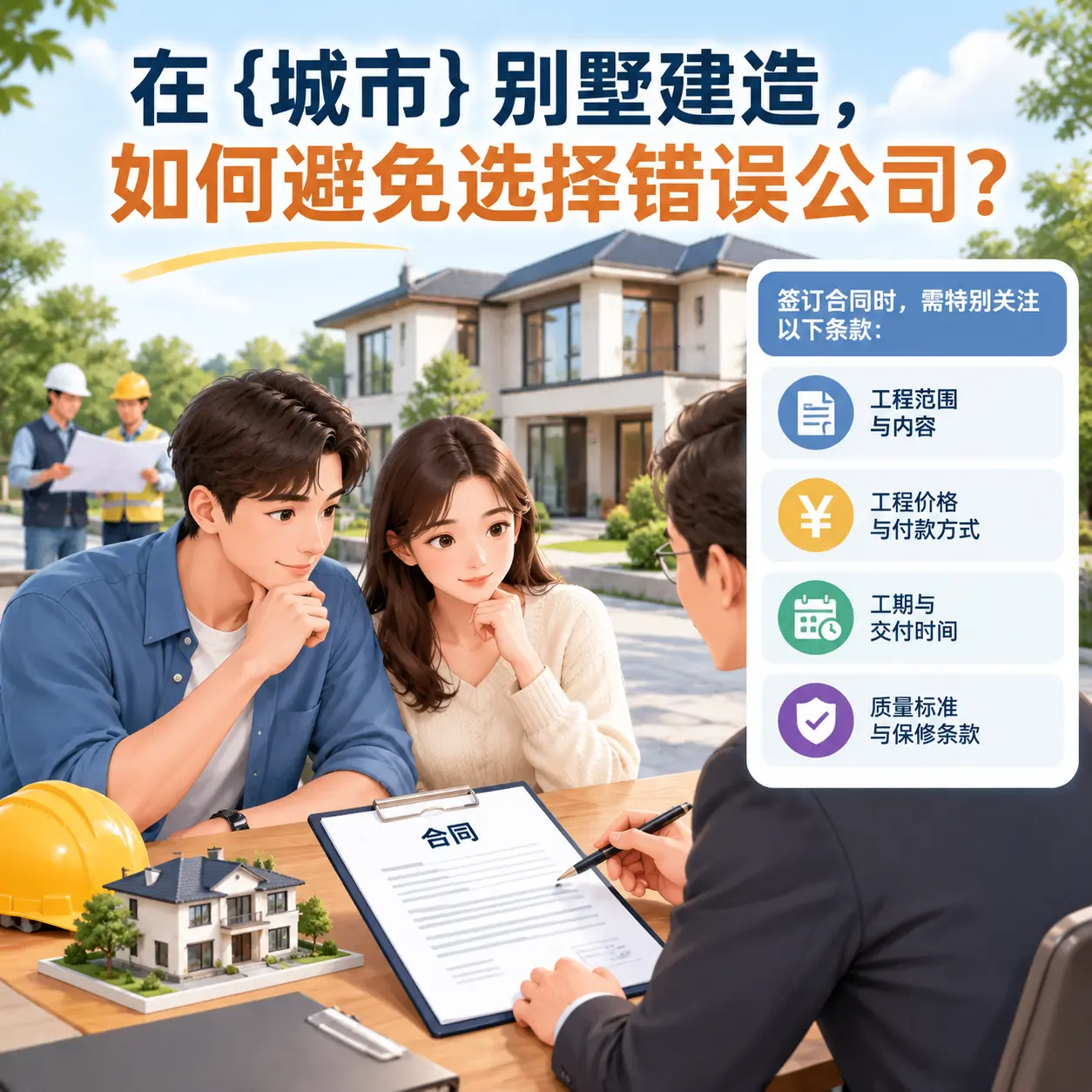 在 天津 别墅建造,如何避免选择错误公司?