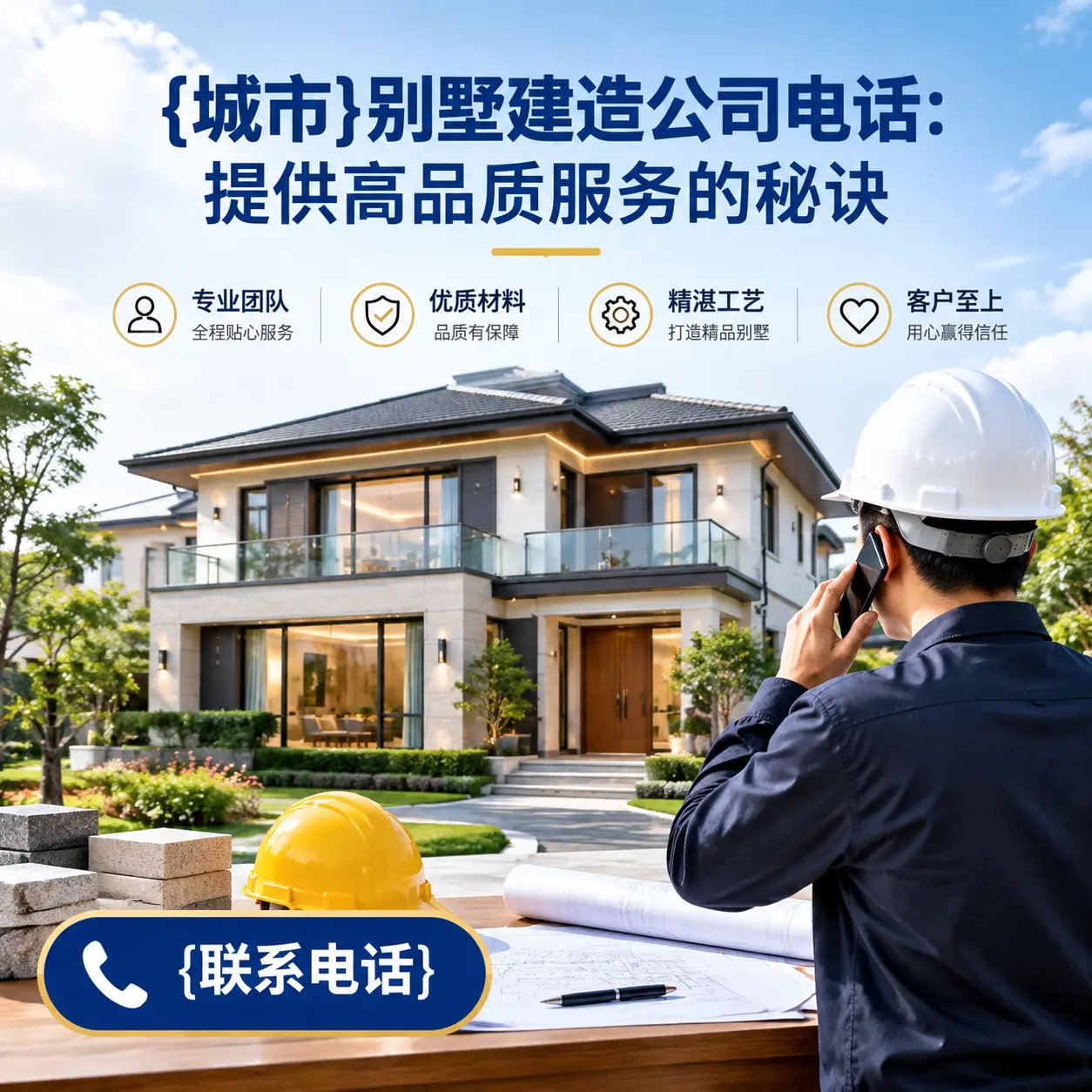 天津别墅建造公司电话：提供高品质服务的秘诀