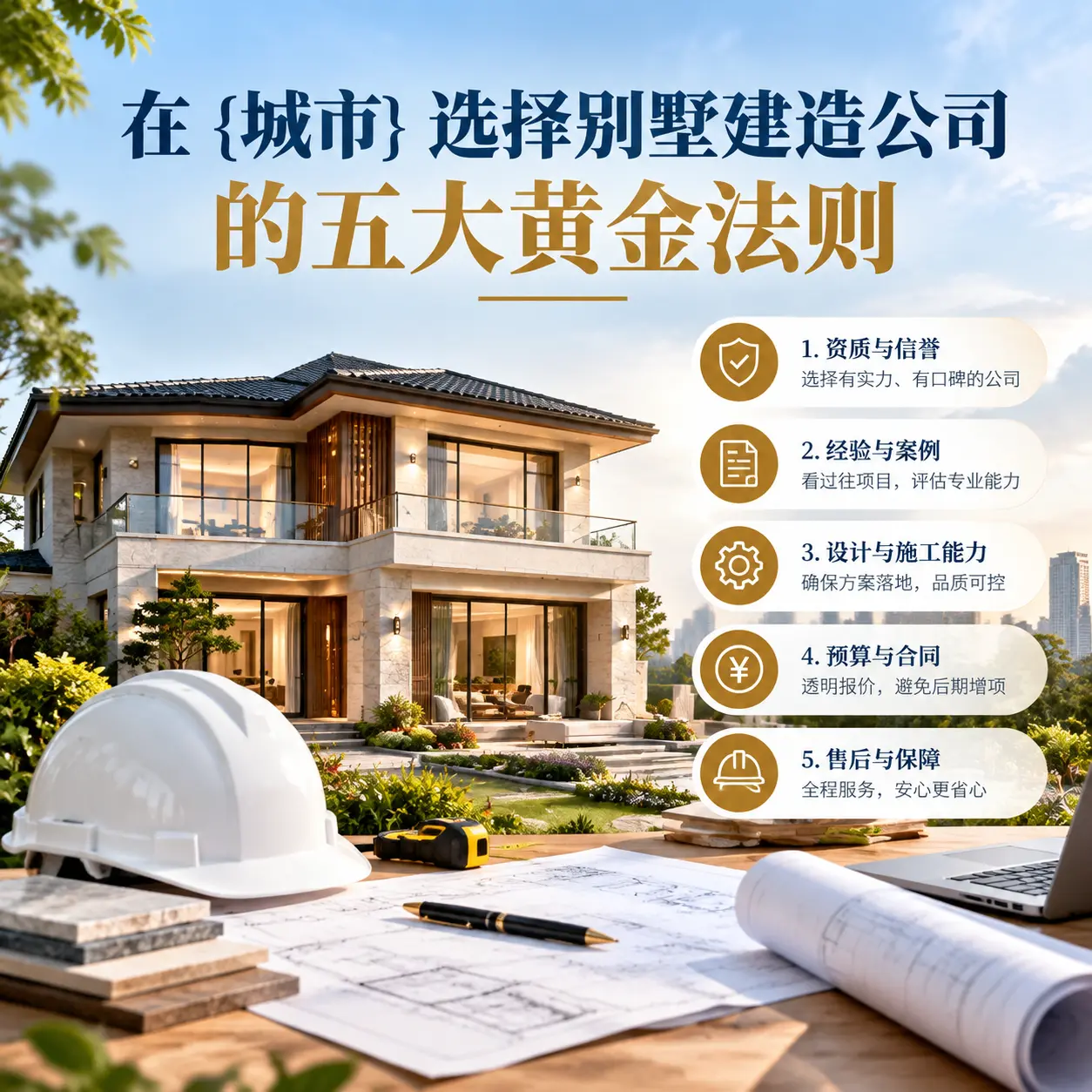 在 天津 选择别墅建造公司的五大黄金法则