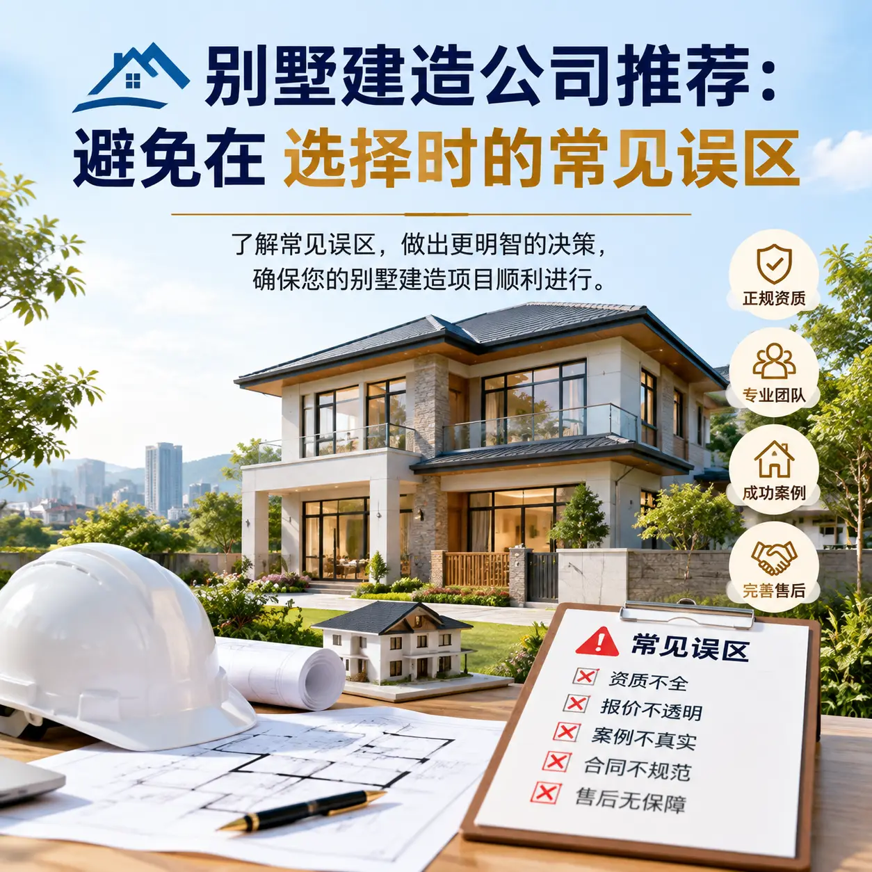 别墅建造公司推荐：避免在 天津 选择时的常见误区