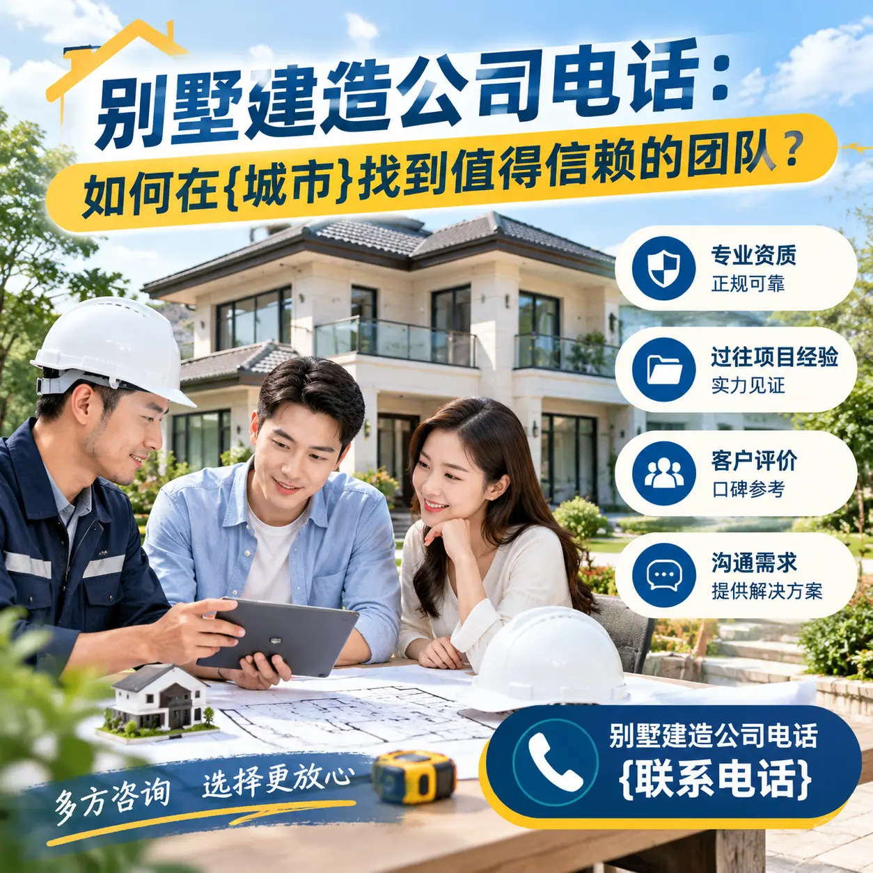 别墅建造公司电话：如何在天津找到值得信赖的团队？