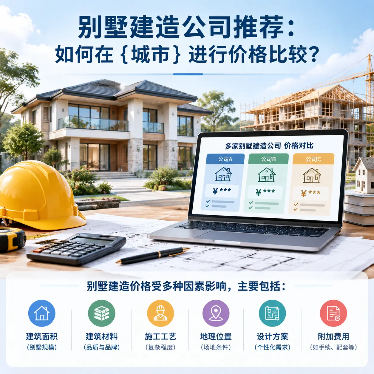 别墅建造公司推荐:如何在 天津 进行价格比较?