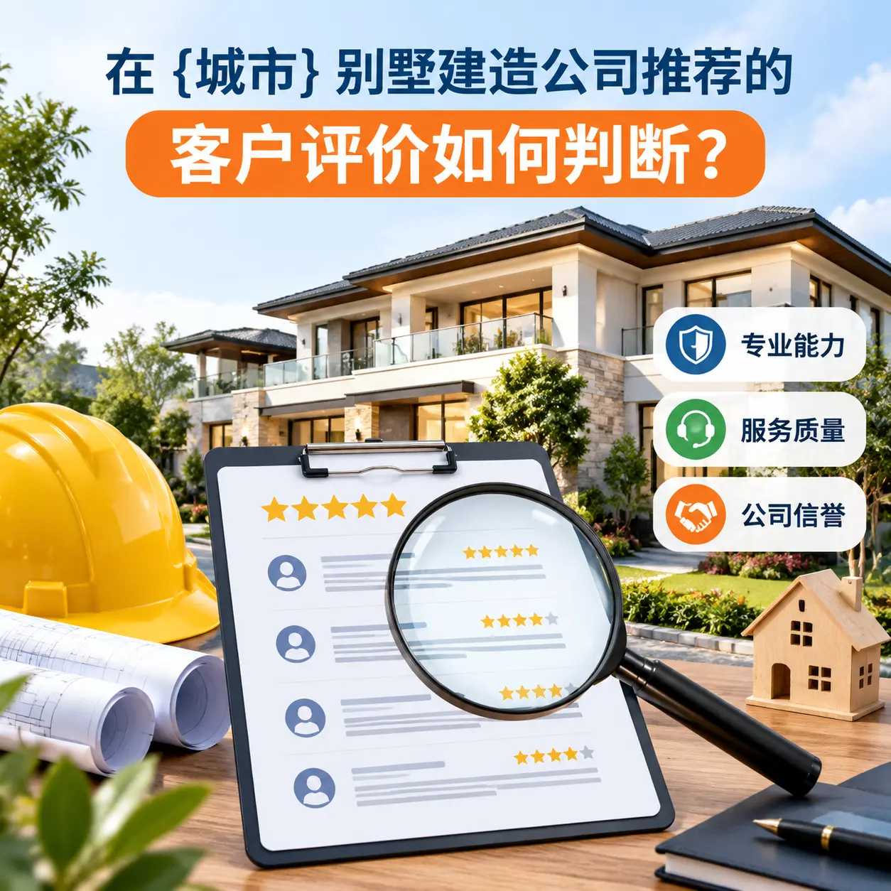 在 天津 别墅建造公司推荐的客户评价如何判断?
