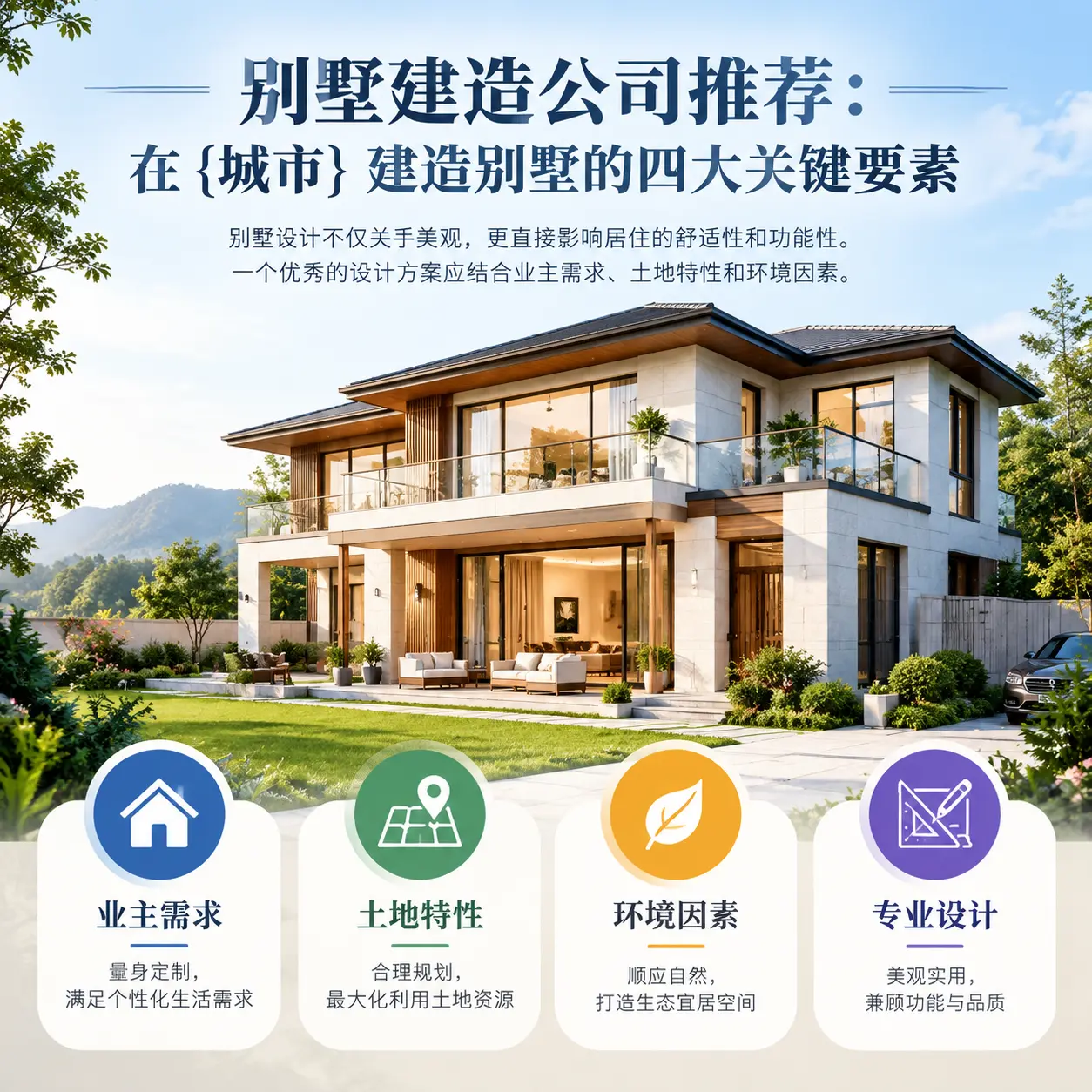 别墅建造公司推荐：在 天津 建造别墅的四大关键要素