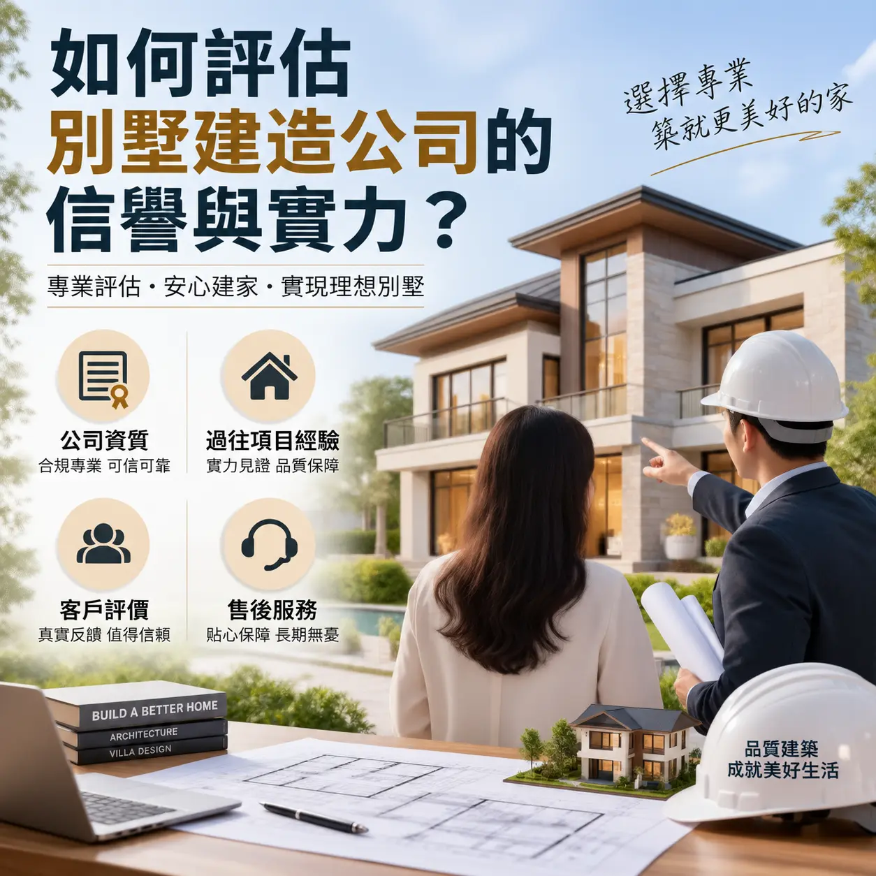 如何评估 天津 别墅建造公司的信誉与实力?