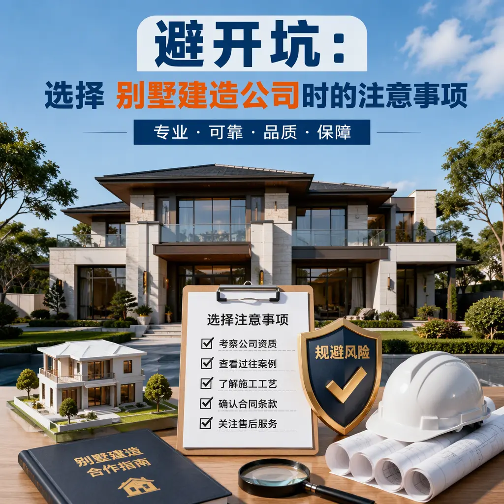 避开坑:选择 天津 别墅建造公司时的注意事项