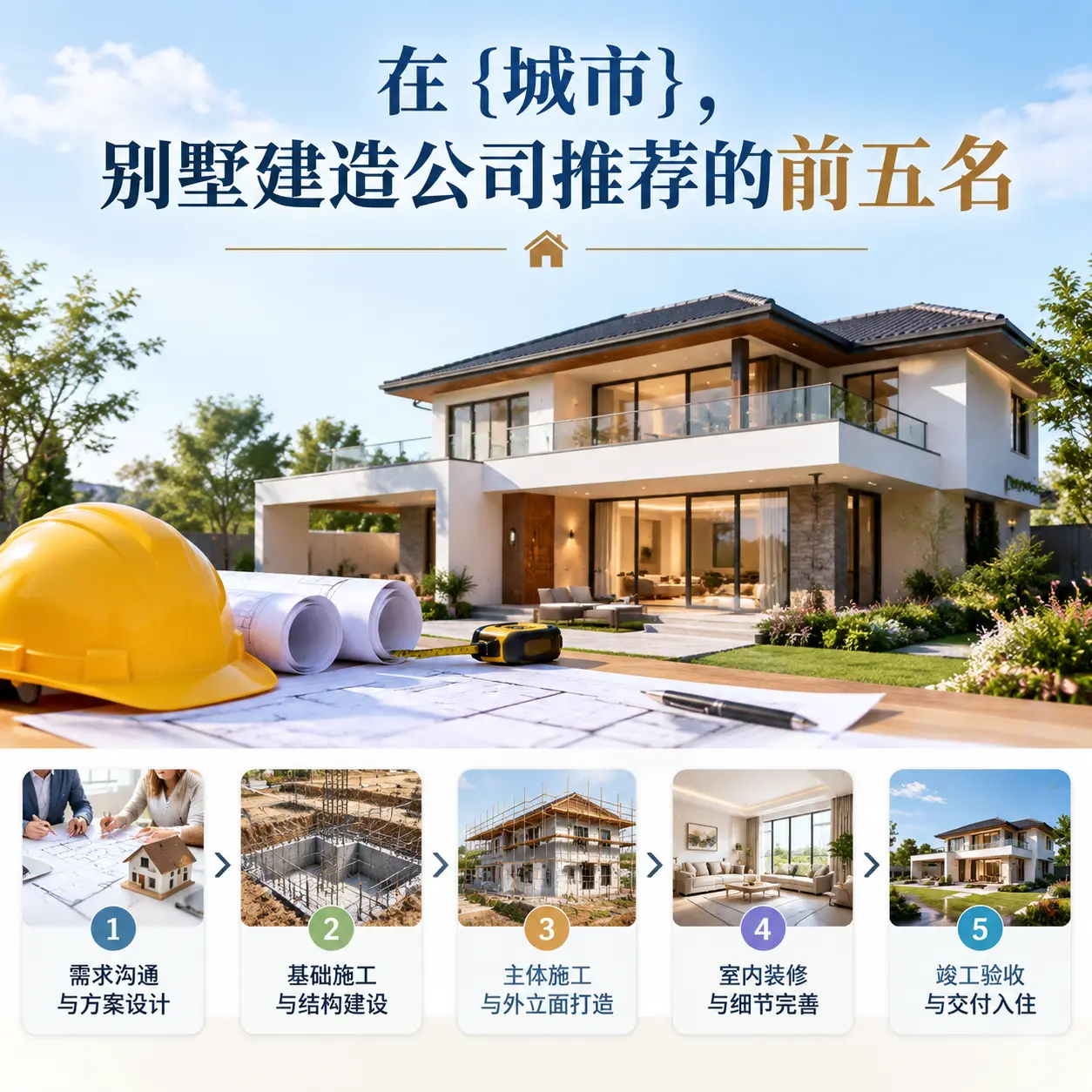 在 天津,别墅建造公司推荐的前五名