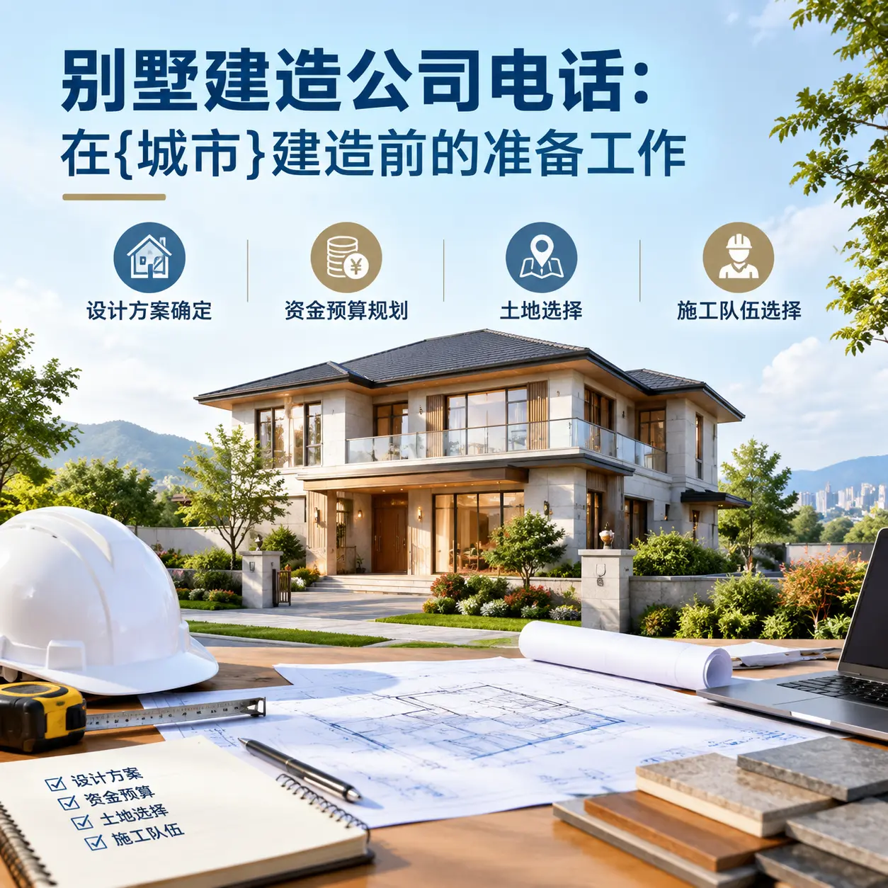 别墅建造公司电话:在天津建造前的准备工作