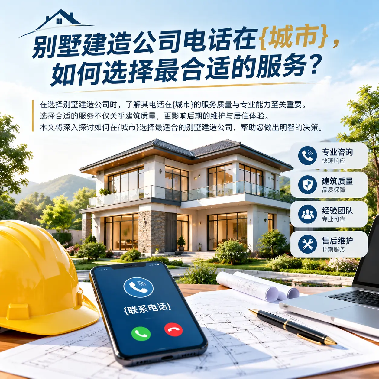 别墅建造公司电话在天津,如何选择最合适的服务?