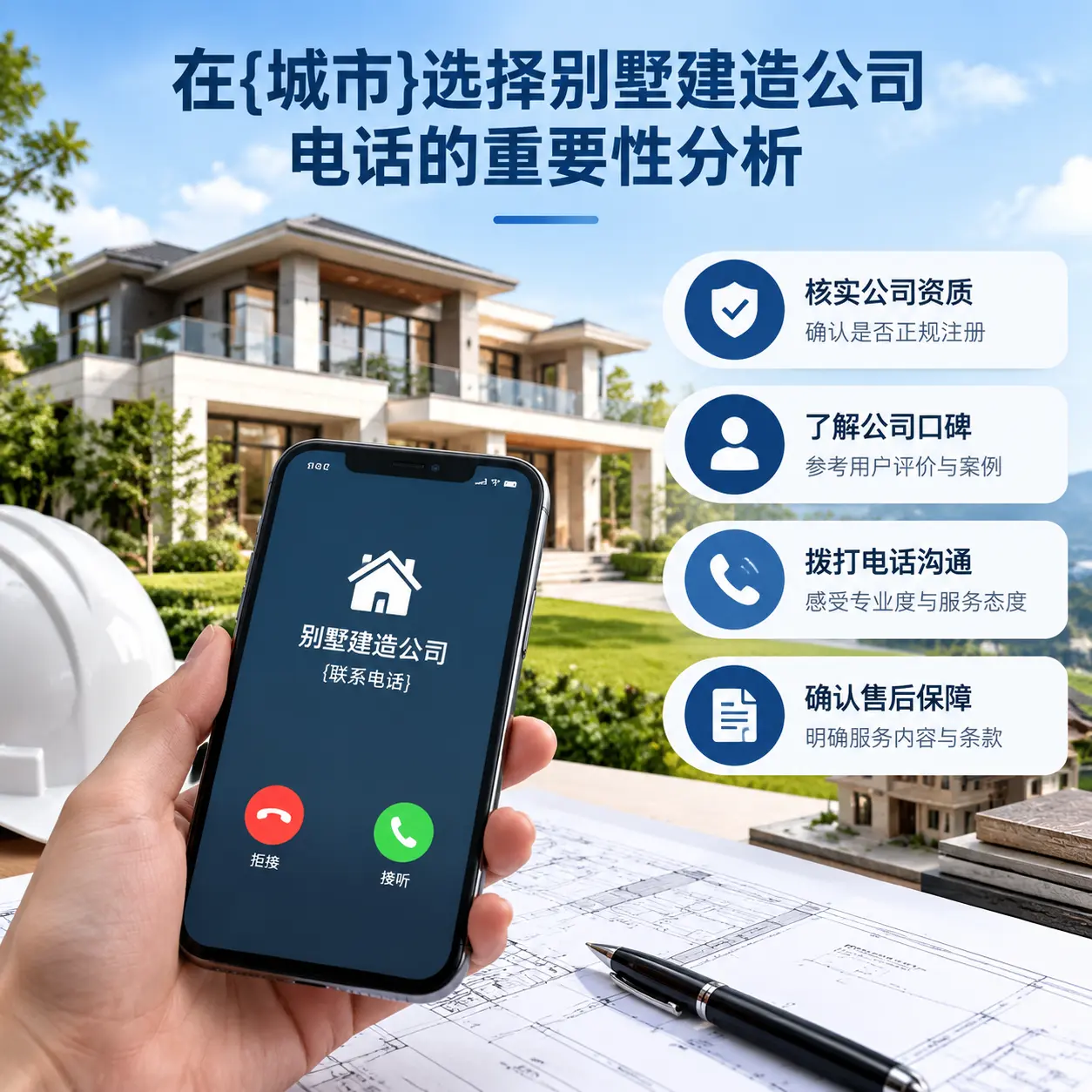 在天津选择别墅建造公司电话的重要性分析