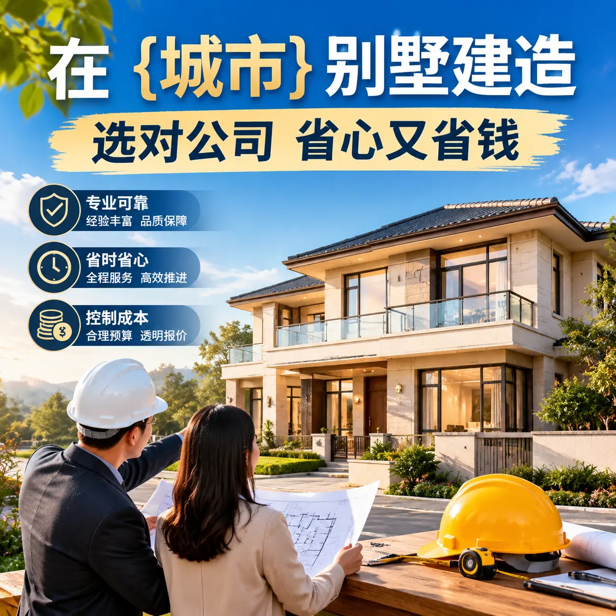 在 天津 别墅建造，选对公司省心又省钱
