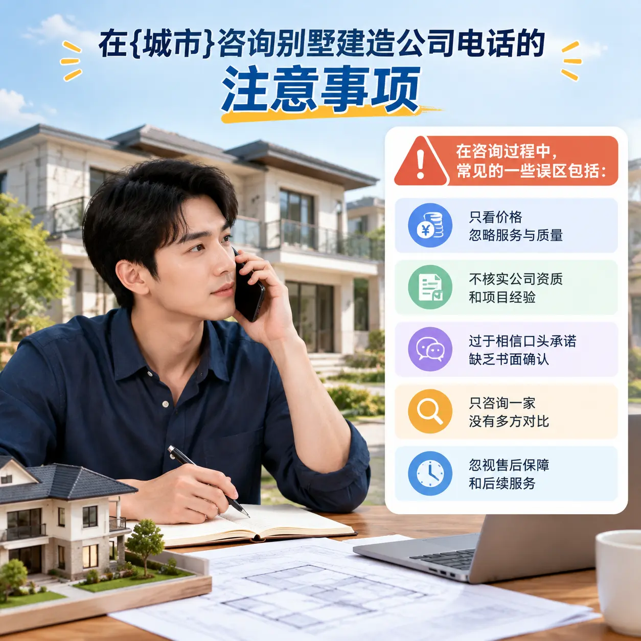 在天津咨询别墅建造公司电话的注意事项