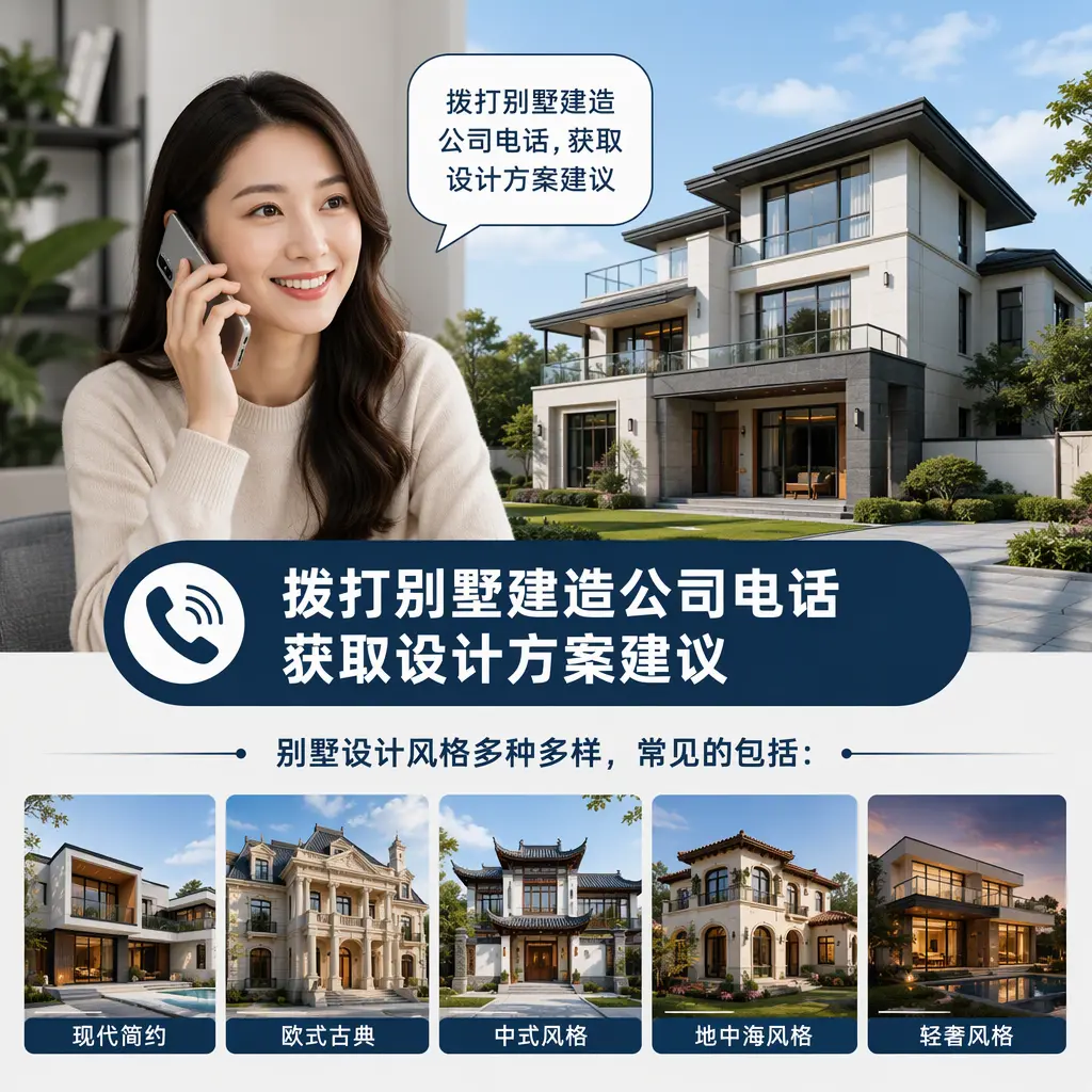 拨打天津别墅建造公司电话,获取设计方案建议