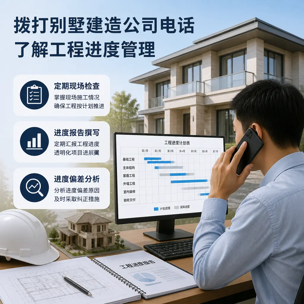 拨打天津别墅建造公司电话，了解工程进度管理