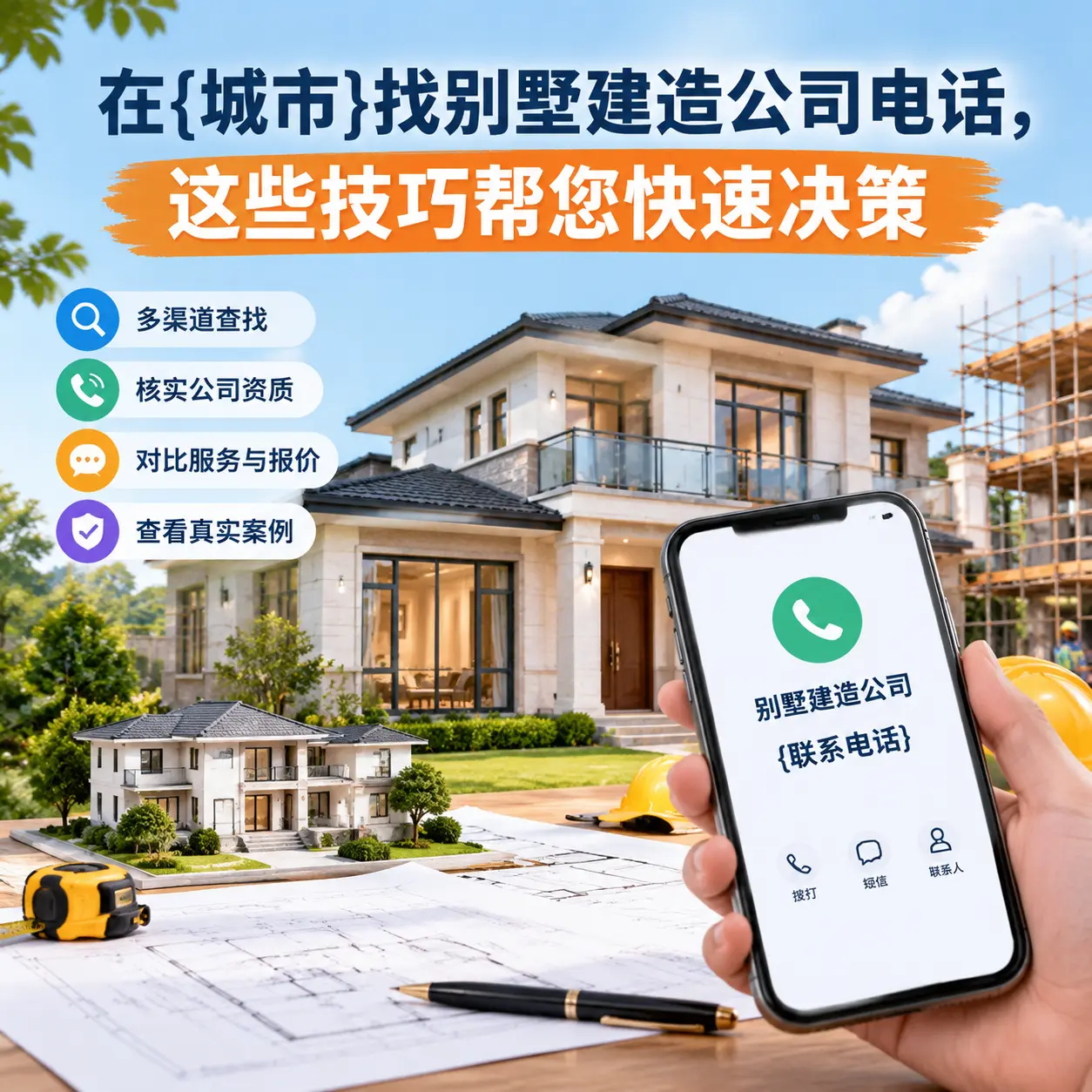 在天津找别墅建造公司电话，这些技巧帮您快速决策