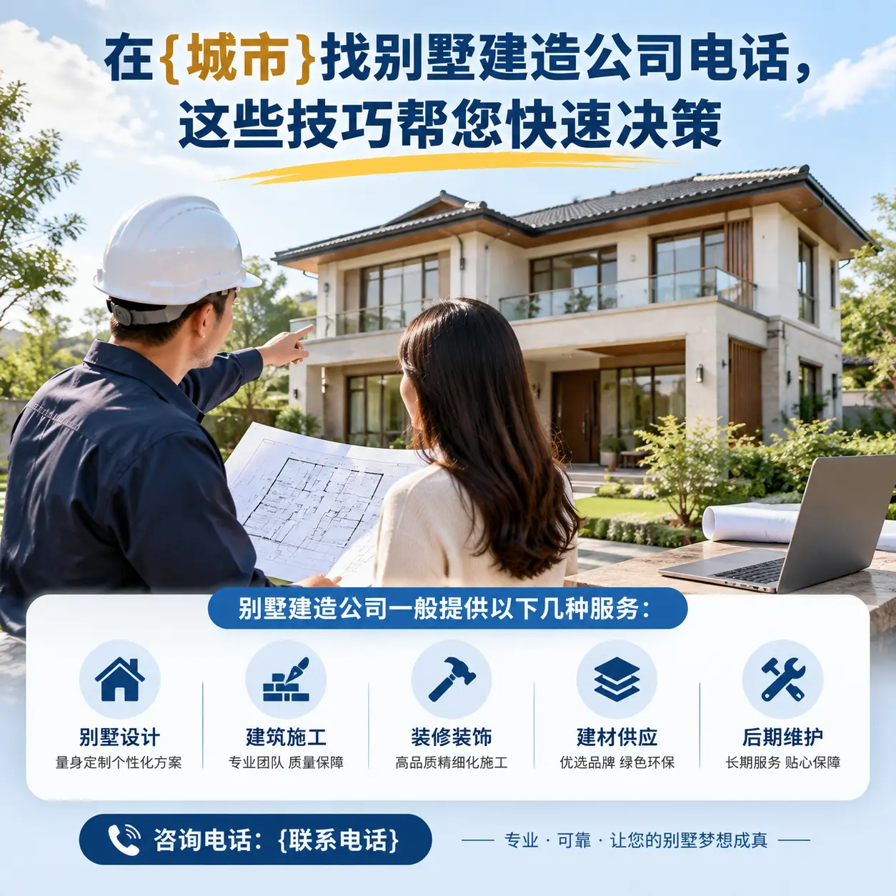 在天津找别墅建造公司电话，这些技巧帮您快速决策