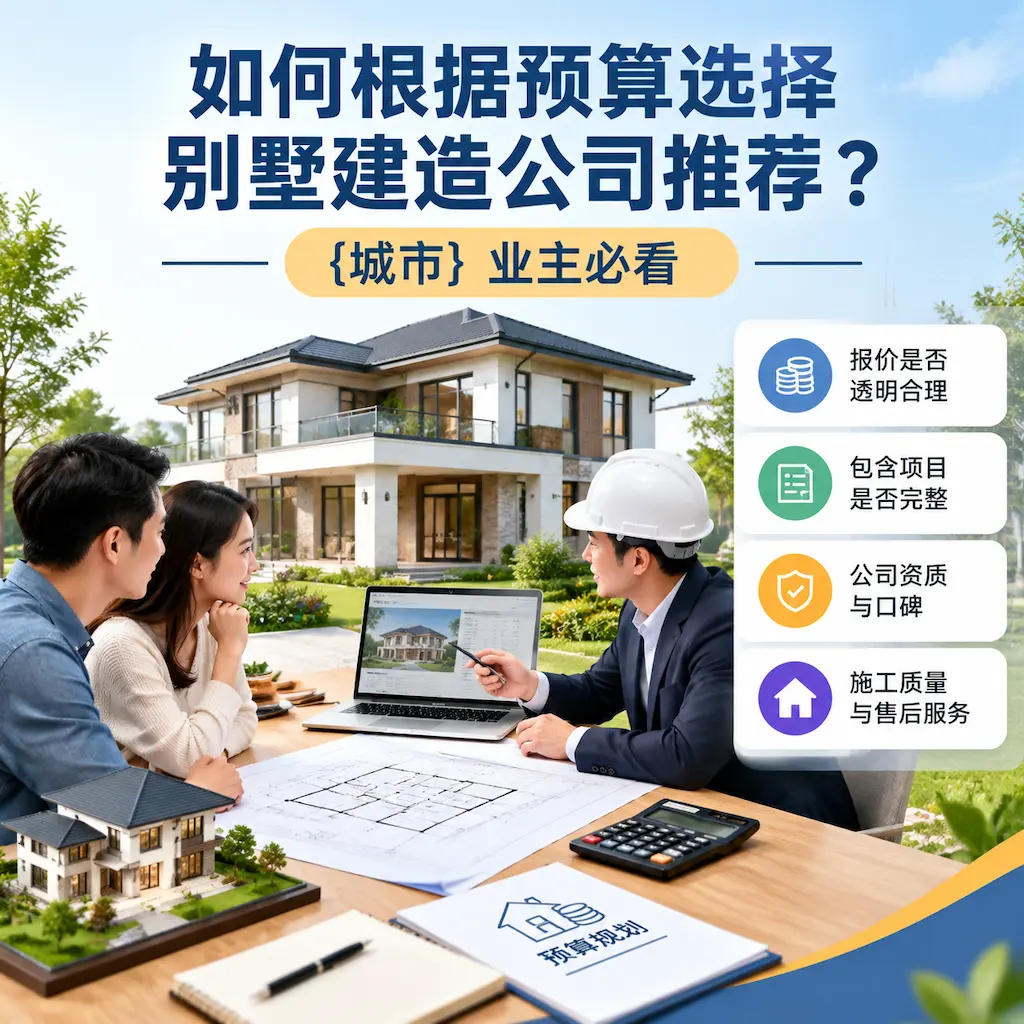 如何根据预算选择别墅建造公司推荐? 天津 业主必看