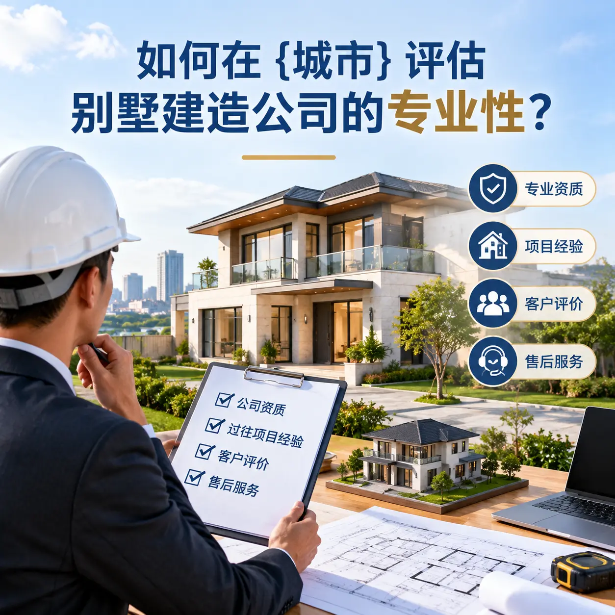 如何在 天津 评估别墅建造公司的专业性？