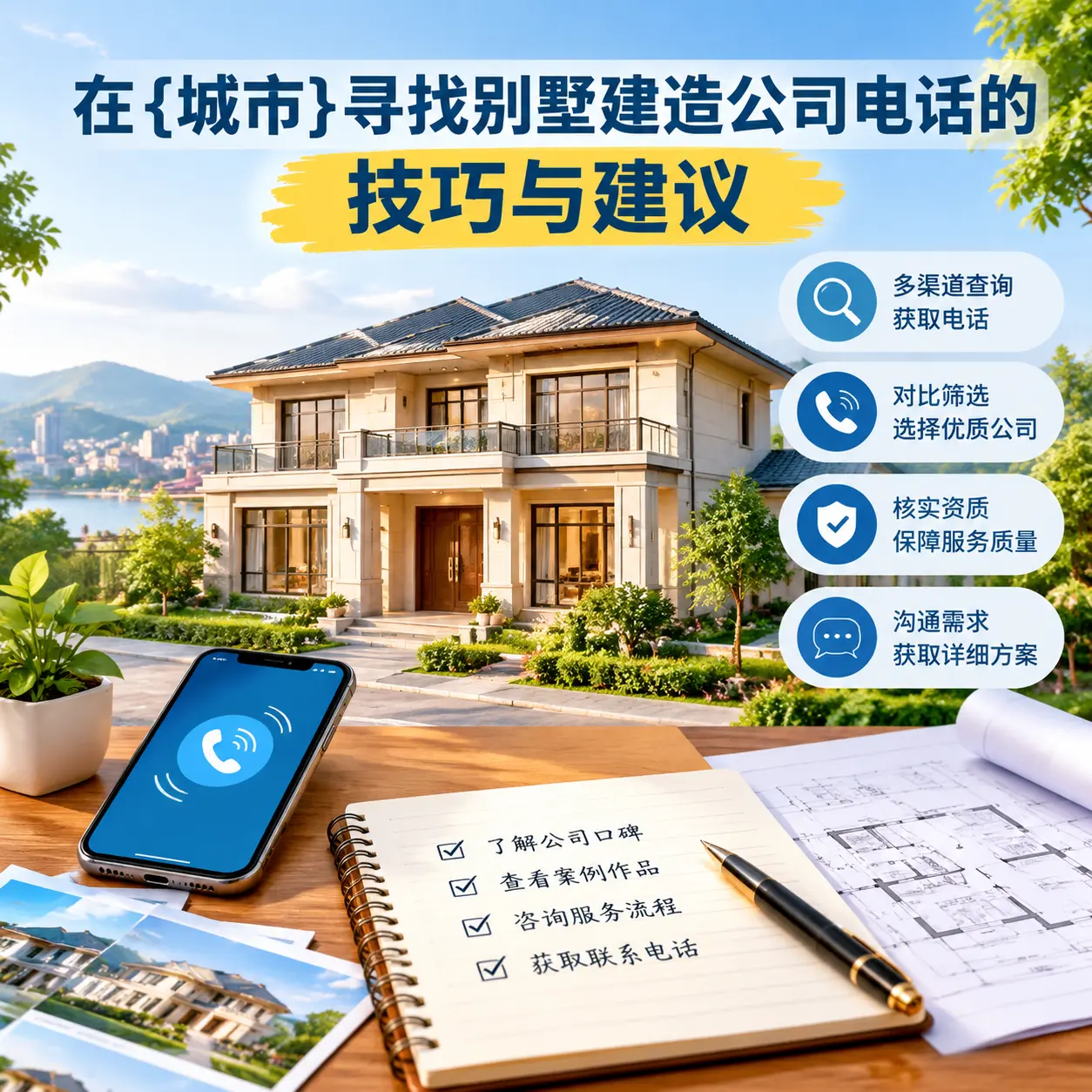 在天津寻找别墅建造公司电话的技巧与建议