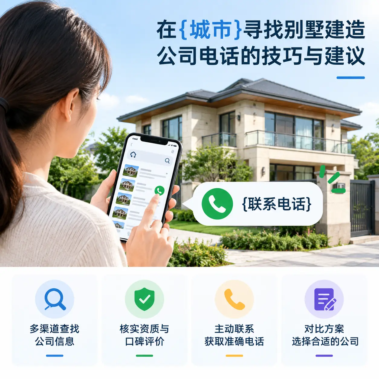在天津寻找别墅建造公司电话的技巧与建议