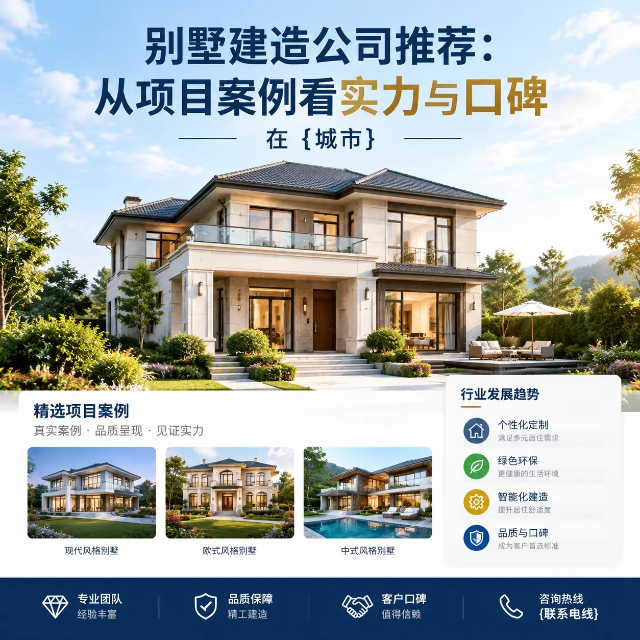 别墅建造公司推荐:从项目案例看实力与口碑在 天津
